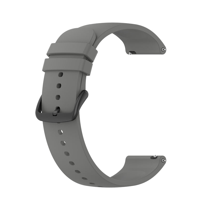 Grey Plain Silicone Strap | For 22mm Huawei & Amazfit Smartwatches