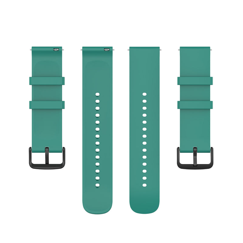 Green Plain Silicone Strap | For 22mm Huawei & Amazfit Smartwatches